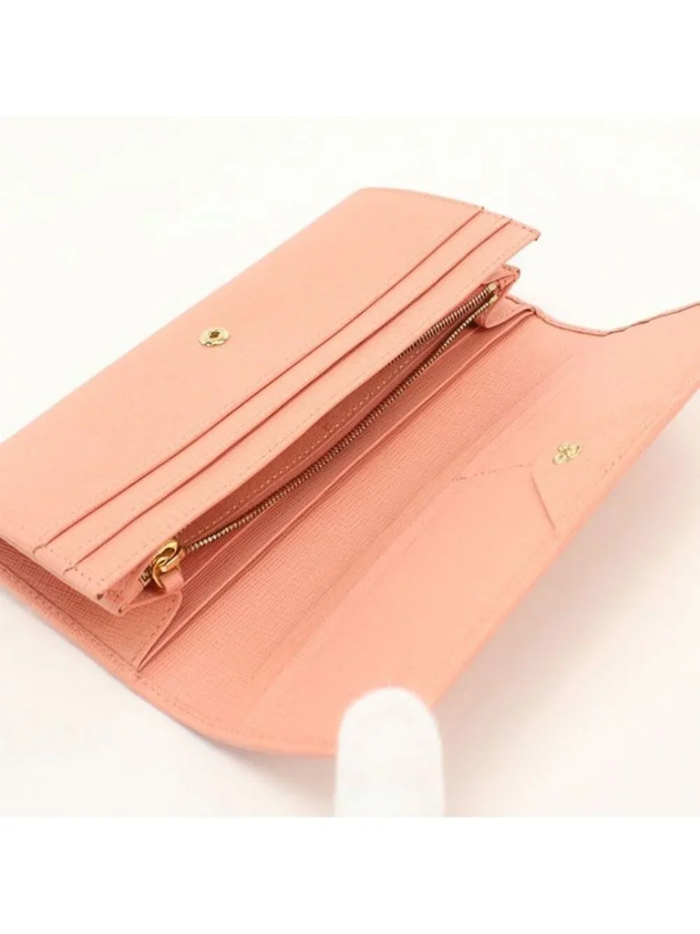 Fendi Wallet Double Fold Calfskin
